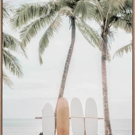 All A-board Canvas Art Print