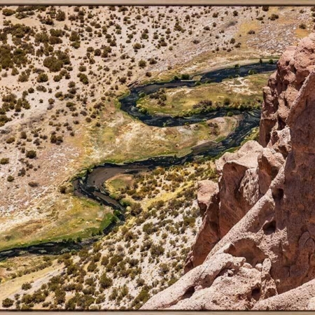 Winding River Canvas Art Print