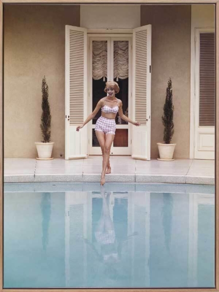 Poolside Glamour III Canvas Art Print