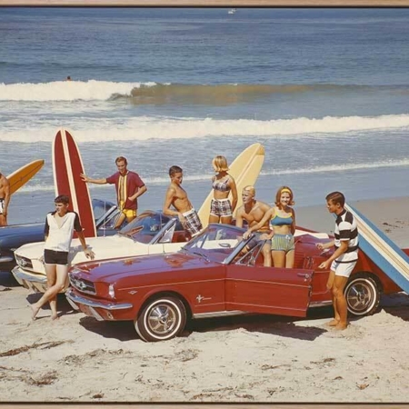 Summer Beach Ride III Canvas Art Print