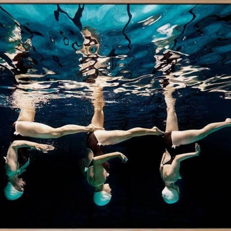 Water Aerobics I Canvas Art Print