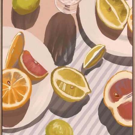 Citrus Fusion Canvas Art Print