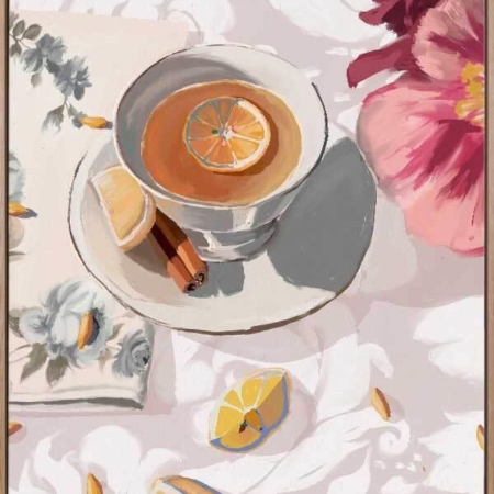 A Cup of Tea Canvas Art Print