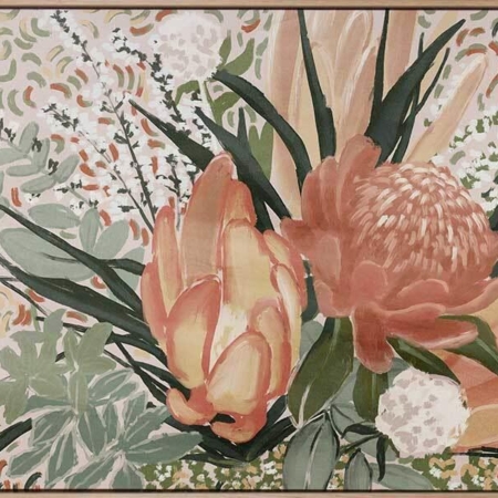 Floral Blush II Canvas Art Print