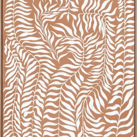 Vineyard Bronze Canvas Art Print