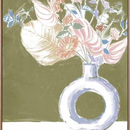 Villa Bloom I Canvas Art Print