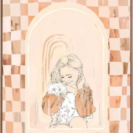 Fluffball Canvas Art Print