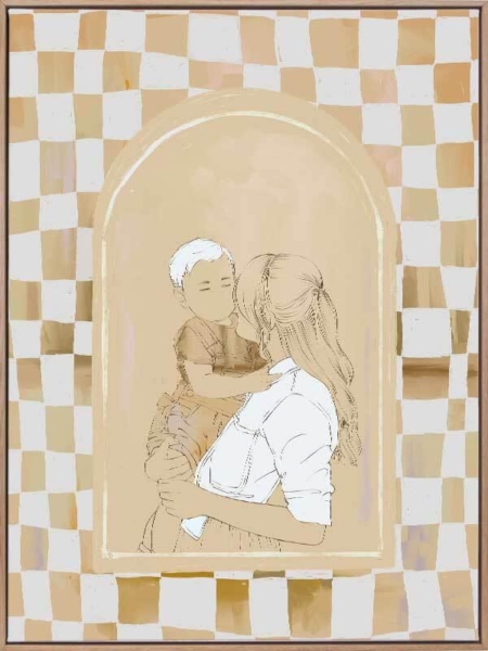 Catch Up Canvas Art Print