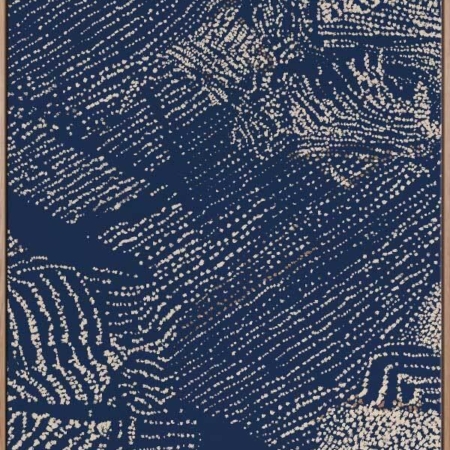 Sandstorm Midnight Blue Canvas Art Print