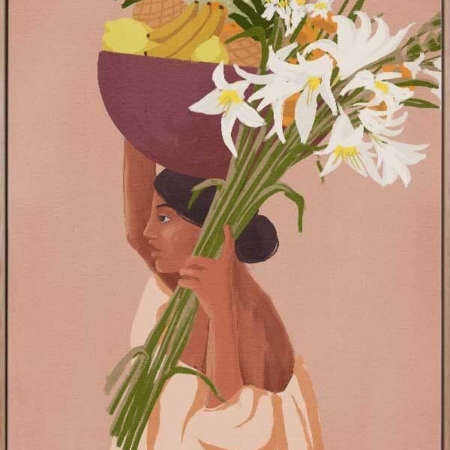 Mercado del sol Canvas Art Print