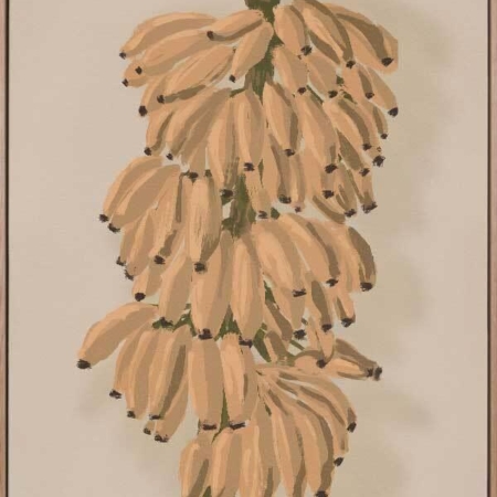 Platano II Clay Canvas Art Print