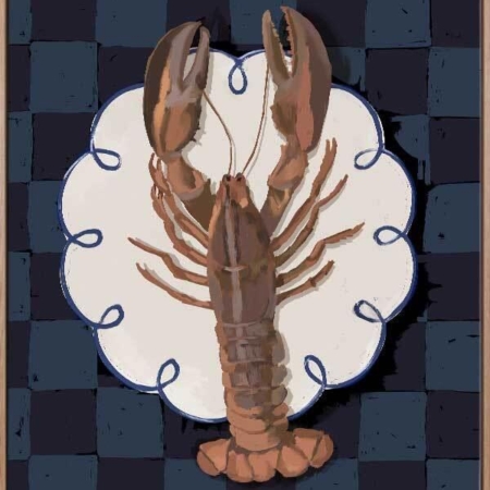 Freshwater Deep Blue Canvas Art Print