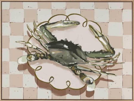 Late Lunch Neutral Canvas Art Print