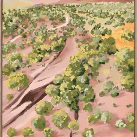 Over The Hill Canvas Art Print