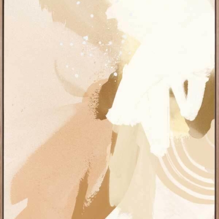 Neutral Flows I Canvas Art Print