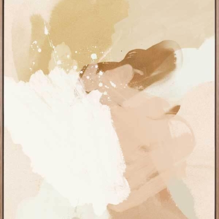 Neutral Flows II Canvas Art Print