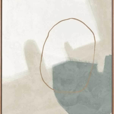 Nonchalant Teal Canvas Art Print