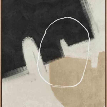 Nonchalant Black Canvas Art Print