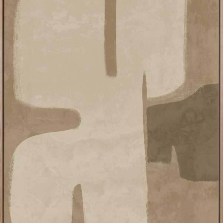 Poised Brown Canvas Art Print