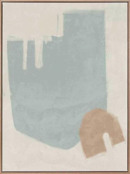 Blas Light Blue Canvas Art Print
