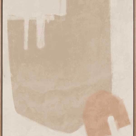 Blas Neutral Canvas Art Print