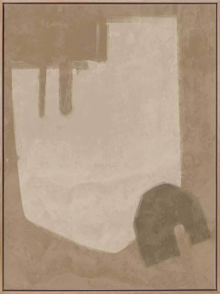 Blas Brown Canvas Art Print