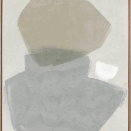 Balanced Grey Canvas Art Print