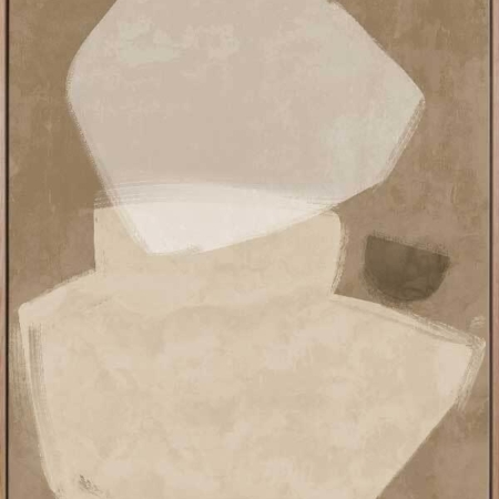 Balanced Brown Canvas Art Print