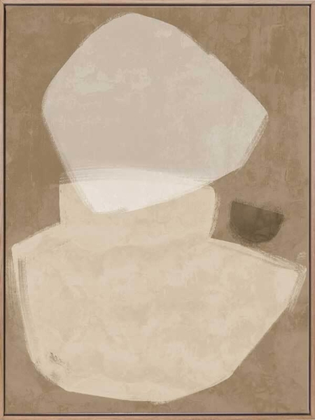 Balanced Brown Canvas Art Print