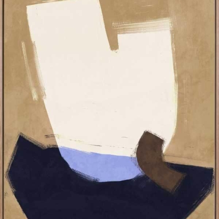 Laid-Back Navy Canvas Art Print