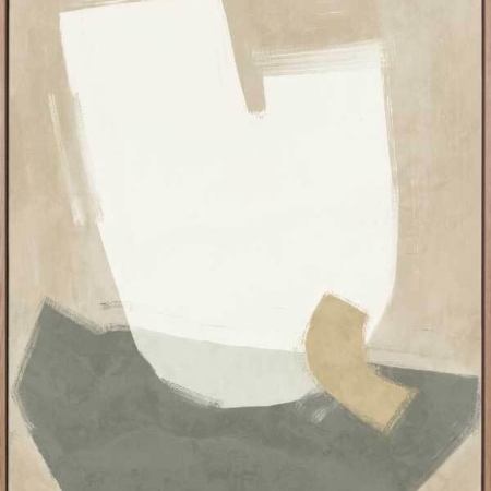 Laid-Back Neutral Canvas Art Print