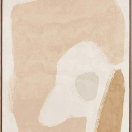 Easy Does It Neutral Canvas Art Print