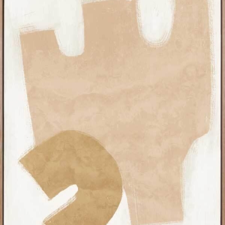 Amity Neutral Canvas Art Print