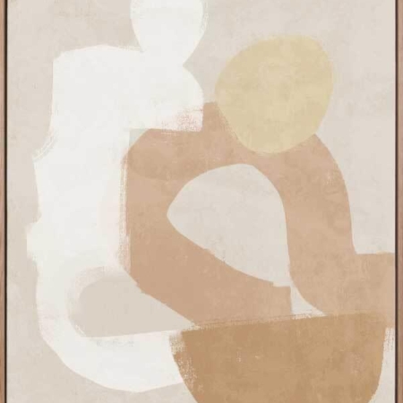 At Ease Neutral Canvas Art Print