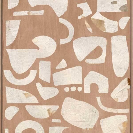 Embracing Asymmetry Neutral I Canvas Art Print