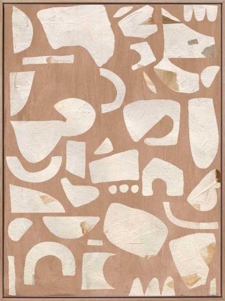 Embracing Asymmetry Neutral I Canvas Art Print