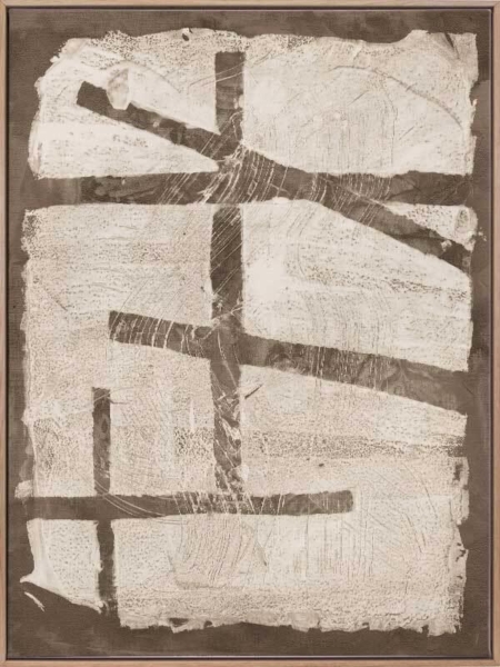 The Strength of Natural Beauty Brown I Canvas Art Print