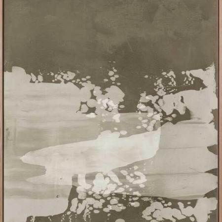 The Poetry of the Imperfect Khaki Green II Canvas Art Print