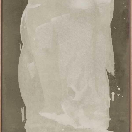 The Poetry of the Imperfect Khaki Green I Canvas Art Print