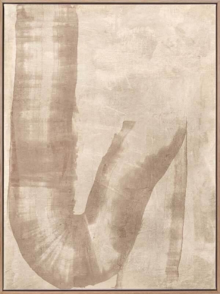 The Mystery of the Unseen Beige Canvas Art Print