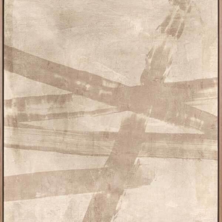 Rustic Charm Beige II Canvas Art Print