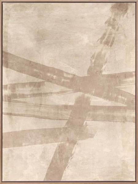 Rustic Charm Beige II Canvas Art Print