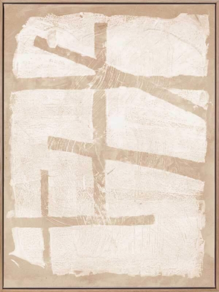 The Strength of Natural Beauty Beige I Canvas Art Print