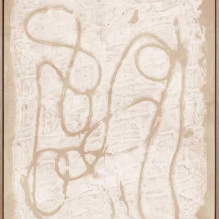 The Dignity of Time Beige Canvas Art Print