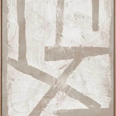 The Strength of Natural Beauty Grey II Canvas Art Print