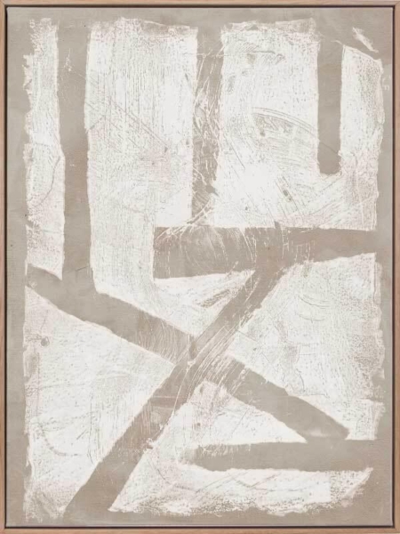 The Strength of Natural Beauty Grey II Canvas Art Print