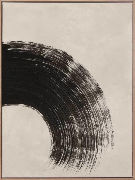 Imperfect Beauty Black II Canvas Art Print