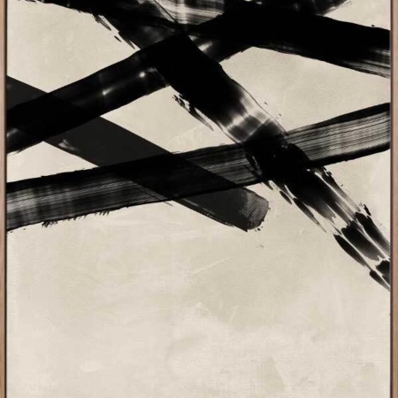 Rustic Charm Black II Canvas Art Print