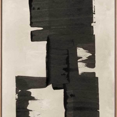 The Grace of Aging Black II Canvas Art Print