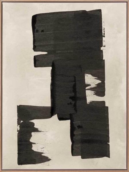 The Grace of Aging Black II Canvas Art Print